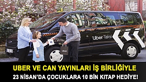 Uber ve Can Yayınları iş birliğiyle 23 Nisan'da çocuklara 10 bin kitap hediye!