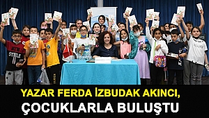 Yazar Ferda İzbudak Akıncı, çocuklarla buluştu