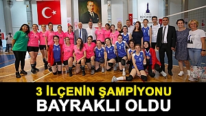 3 ilçenin şampiyonu Bayraklı oldu