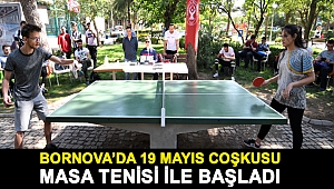 Bornova’da 19 Mayıs coşkusu masa tenisi ile başladı