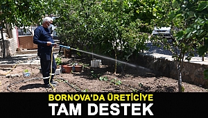 Bornova’da üreticiye tam destek