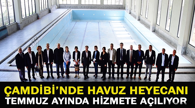 Çamdibi’nde havuz heyecanı