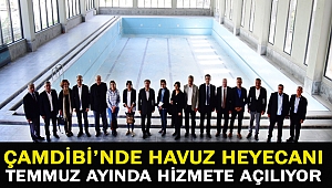 Çamdibi’nde havuz heyecanı