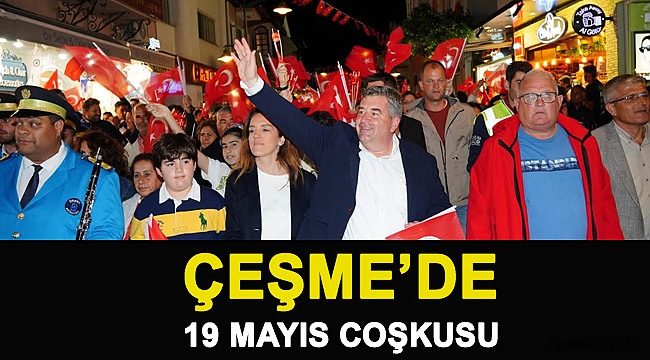 Çeşme’de 19 Mayıs coşkusu