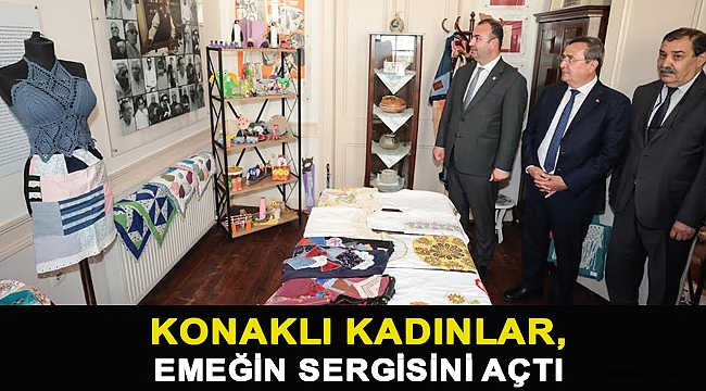 Konaklı kadınlar, emeğin sergisini açtı