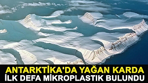 Antarktika'da yağan karda ilk defa mikroplastik bulundu