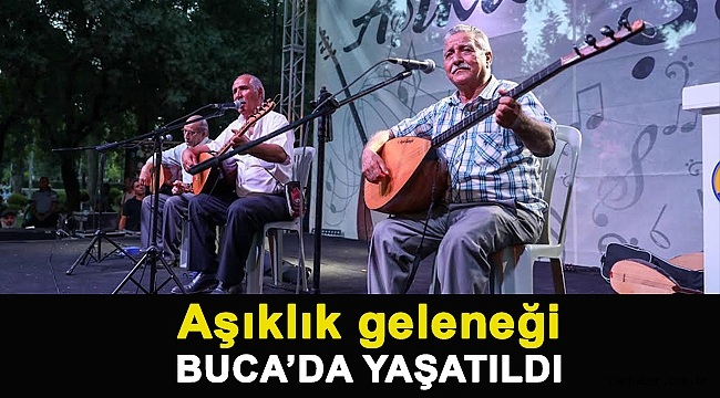 Aşıklık geleneği Buca’da yaşatıldı