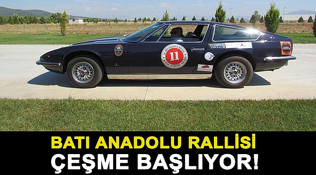 Batı Anadolu Rallisi Çeşme başlıyor!