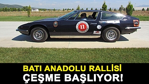 Batı Anadolu Rallisi Çeşme başlıyor!