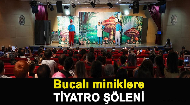 Bucalı miniklere tiyatro şöleni