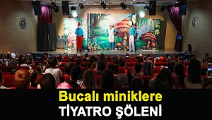 Bucalı miniklere tiyatro şöleni