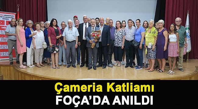 ÇAMERİA KATLİAMI FOÇA’DA ANILDI