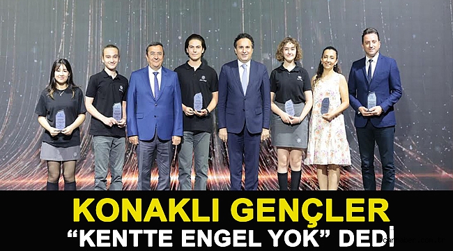 Konaklı gençler “Kentte Engel Yok” dedi