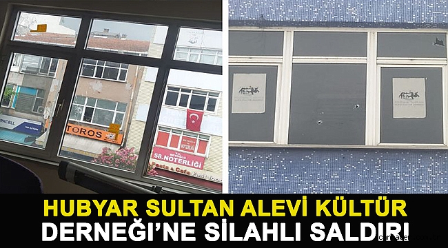 Okmeydanı’nda bulunan Hubyar Sultan Alevi Kültür Derneği’ne silahlı saldırı