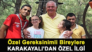 ÖZEL GEREKSİNİMLİ BİREYLERE KARAKAYALI’DAN ÖZEL İLGİ