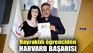 Bayraklılı öğrenciden Harvard başarısı