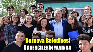 Bornova Belediyesi öğrencilerin yanında