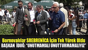 Bornovalılar Srebrenica’yı unutmadı