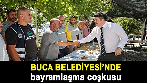 Buca’da bayramlaşma coşkusu
