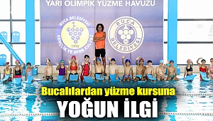 Bucalılardan yüzme kursuna yoğun ilgi