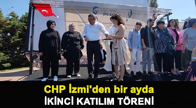 CHP İzmir'den bir ayda ikinci katılım töreni