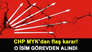 CHP MYK'dan flaş karar! O isim görevden alındı
