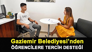 Gaziemir Belediyesi’nden öğrencilere tercih desteği