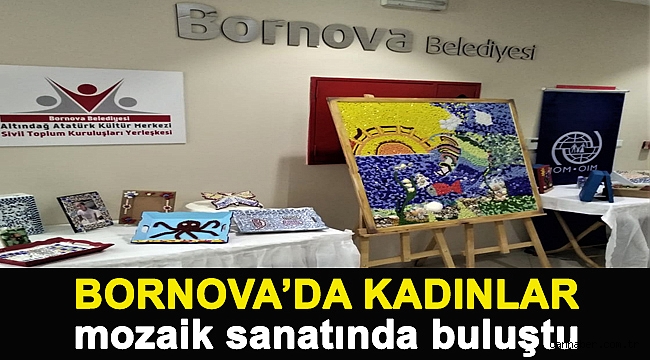 Kadınlar mozaik sanatında buluştu