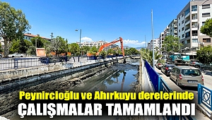 Peynircioğlu ve Ahırkuyu derelerinde çalışmalar tamamlandı