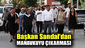 Başkan Sandal’dan Manavkuyu çıkarması