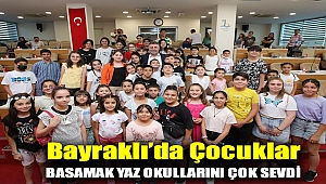 Bayraklı’da çocuklar BASAMAK yaz okullarını çok sevdi