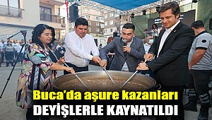 Buca’da aşure kazanları deyişlerle kaynatıldı
