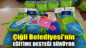 Çiğli Belediyesi'nin Eğitime Desteği Sürüyor