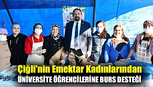 Çiğli'nin Emektar Kadınlarından Üniversite Öğrencilerine Burs Desteği