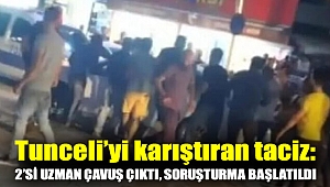 Tunceli’yi karıştıran taciz: 2’si uzman çavuş çıktı, soruşturma başlatıldı