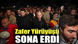 Zafer Yürüyüşü sona erdi