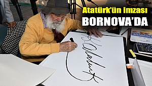 Atatürk’ün imzası Bornova’da