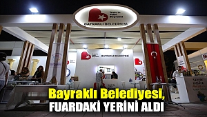 Bayraklı, fuardaki yerini aldı