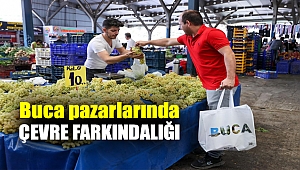 Buca pazarlarında çevre farkındalığı