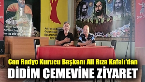 Can Radyo Kurucu Başkanı Ali Rıza Kafalı’dan Didim Cemevine Ziyaret
