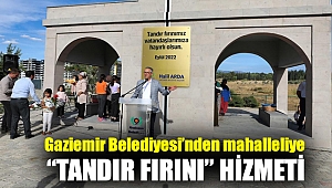Gaziemir Belediyesi'nden mahalleliye