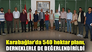 Karabağlar'da 540 hektar planı, derneklerle de değerlendirildi