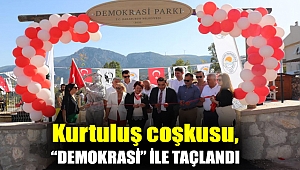 Kurtuluş coşkusu, “Demokrasi” ile taçlandı
