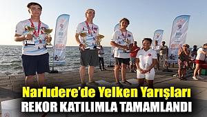 NARLIDERE’DE YELKEN YARIŞLARI REKOR KATILIMLA TAMAMLANDI