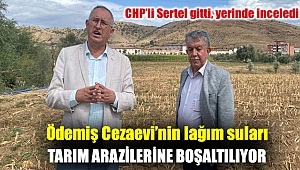 Ödemiş Cezaevi’nin lağım suları tarım arazilerine boşaltılıyor