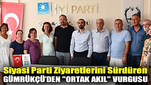 Siyasi Parti Ziyaretlerini Sürdüren Gümrükçü’den