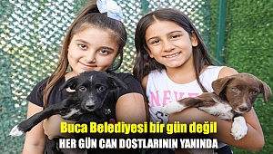 Buca Belediyesi bir gün değil her gün can dostlarının yanında