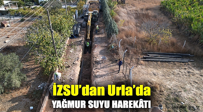 İZSU’dan Urla’da yağmur suyu harekâtı