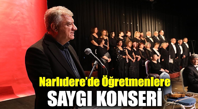 NARLIDERE’DE ÖĞRETMENLERE SAYGI KONSERİ