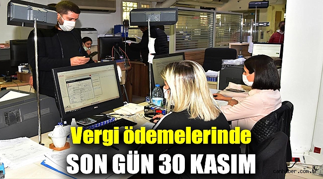 Vergi ödemelerinde son gün 30 Kasım